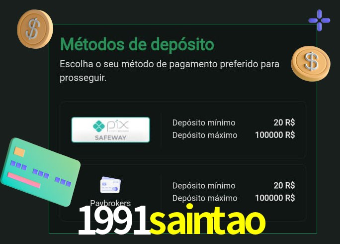 O cassino 1991saintaobet oferece uma grande variedade de métodos de pagamento